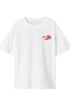 Best Name It T-Shirt Nkmfonnot Box Bright White Lobster