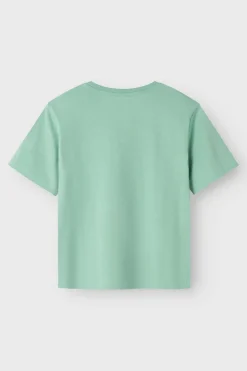 New Name It T-Shirt Nkmvobbo Creme De Menthe