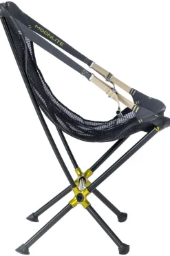 Best Nemo Stoel Moonlight Reclining Camp Chair Dark Grey/Yellow