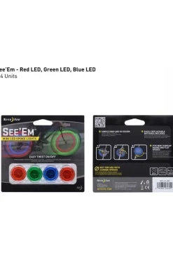 See Em Mini Spoke (4Pcs)-Nite Ize Clearance