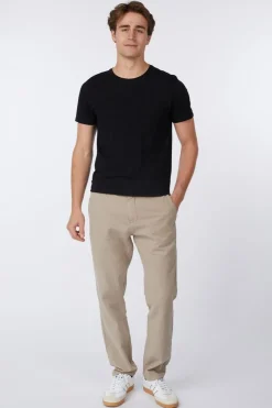 Best No Excess Broek Pants With Linen Garment Dyed black