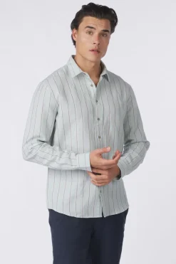 Fashion No Excess Hemd 27430205 FADED DENIM