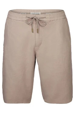Short Shorts With Linen Garment Dyed-No Excess Online