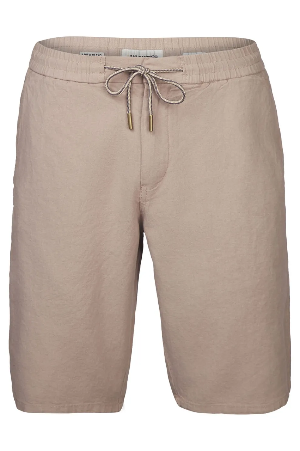 Short Shorts With Linen Garment Dyed-No Excess Online