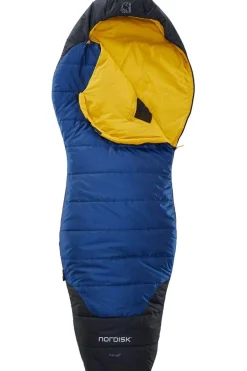 Online Nordisk Slaapzak Puk +10°C Curve Large Navy Blue
