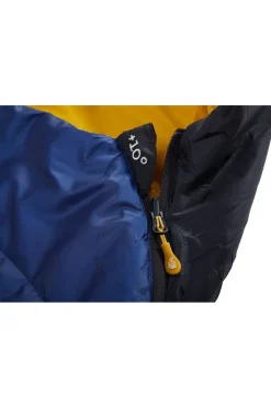 Online Nordisk Slaapzak Puk +10°C Curve Large Navy Blue