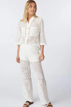 New Numph Broek Wicki Cloud Dancer