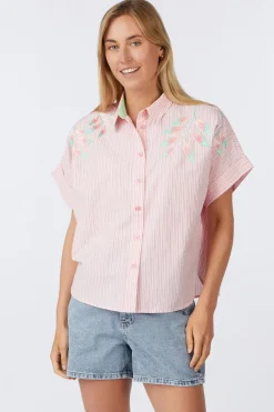 Hot Numph Hemd Ulla Light Blue Bleach