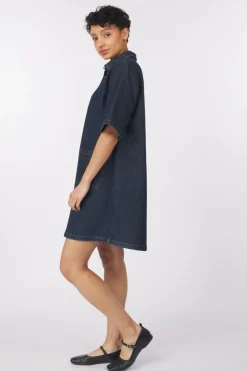 Fashion Numph Jurk London Dark Blue Denim