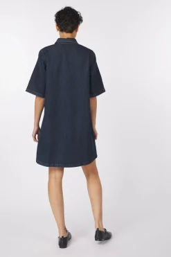 Fashion Numph Jurk London Dark Blue Denim