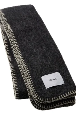 Clearance Numph Sjaal Alfie Dark Grey Mel