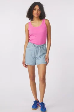Best Numph Top Riley Tank Pink Cosmos