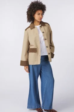 New Numph Trenchcoat Emmi Tiger´S Eye