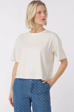 Outlet Numph T-Shirt Huby Medium Blue Denim