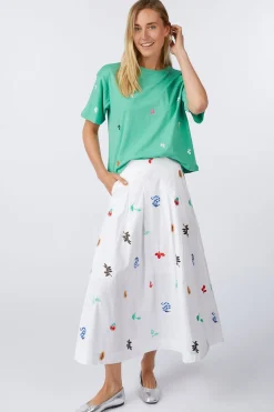 Hot Numph T-Shirt Mirello Boxy Bright White