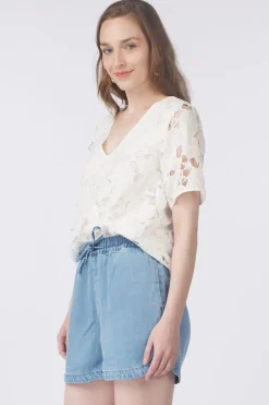 Sale Object Blouse Nellie Light Blue Denim