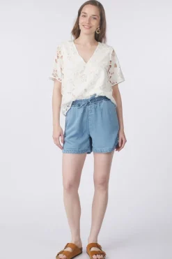Sale Object Blouse Nellie Light Blue Denim