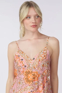 Online Object Jurk Holly Singlet Rose Elegance Aop:Multi Flowers