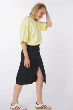 New Object Rok harlow Midi Denim Lemon Meringue