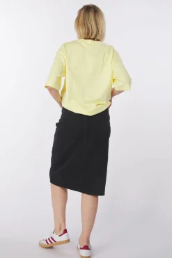 New Object Rok harlow Midi Denim Lemon Meringue