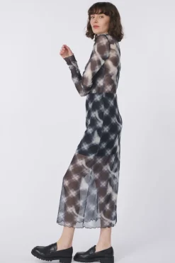 Sale Object Rok Montana Midi Mesh Black Grey Check