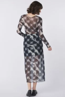 Sale Object Rok Montana Midi Mesh Black Grey Check