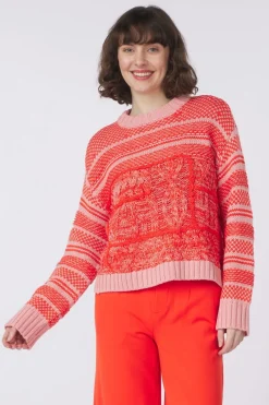 Outlet Object Trui Sanda Rose Elegance