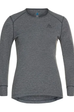 Online Odlo Bl Top Crew Neck L/S Active Warm Eco odlo steel grey melange