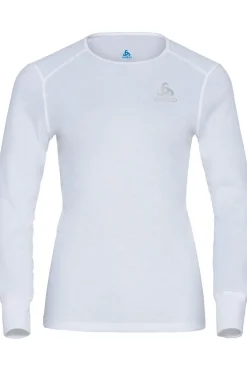 Hot Odlo Bl Top Crew Neck L/S Active Warm Eco white