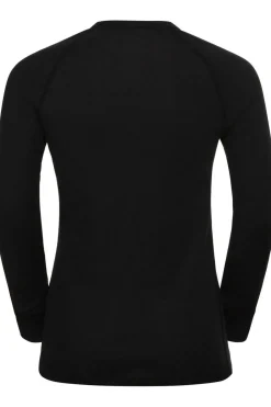 New Odlo Bl Top Crew Neck L/S Active Warm Eco Kids black