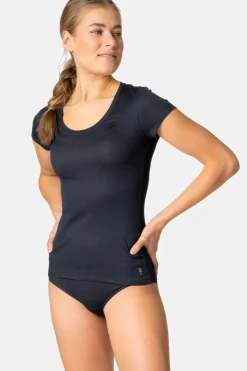 Outlet Odlo Bl Top Crew Neck S/S Active F- Dark Sapphire