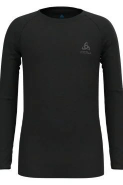 Best Odlo Ondergoed Merino 200 Kids Bl Top Crew Neck L/S Black