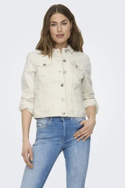 Clearance Only Jeansvest Ecru