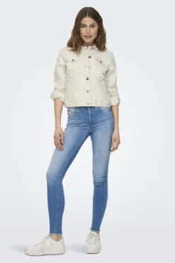 Clearance Only Jeansvest Ecru