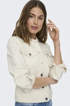 Clearance Only Jeansvest Ecru