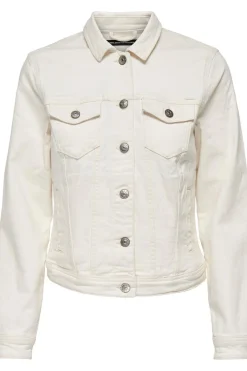 Clearance Only Jeansvest Ecru