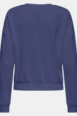 Outlet Only Play Trui Onpmae Ls On Short Swt Skipper Blue