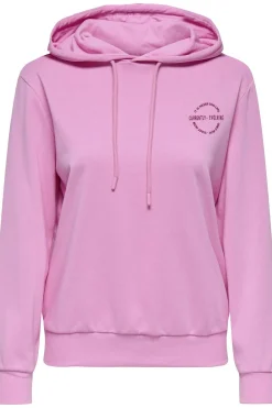 Fashion Only Play Trui Onppica Hood Ls Loose Swt Begonia Pink