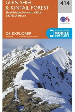 Discount Ordnance Survey Glen Shiel / Kintail Forest exp 414 2015