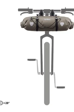 New Ortlieb Stuurtas Handlebar-Pack 15L Dark Sand
