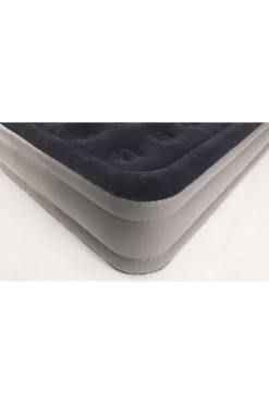 Discount Outwell Luchtbed Superior Double With Built In Pump Mid Grey/Off White