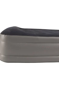 Discount Outwell Luchtbed Superior Double With Built In Pump Mid Grey/Off White