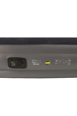 Discount Outwell Luchtbed Superior Double With Built In Pump Mid Grey/Off White