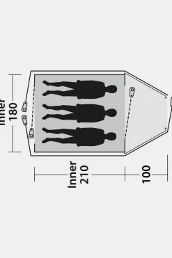 Hot Outwell Tent Cloud 3 - New Green