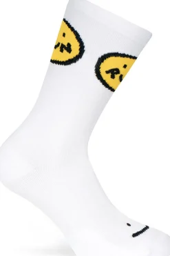 Clearance Pacific and Co Sportsokken Smile Run White