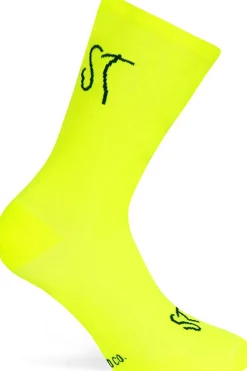 Sale Pacific and Co Sportsokken Stay Fast Neon Yellow