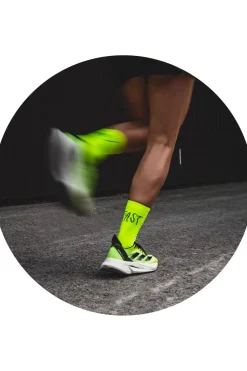 Sale Pacific and Co Sportsokken Stay Fast Neon Yellow