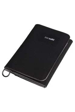 Best Pacsafe Rfidsafe Trifold Wallet Jet Black