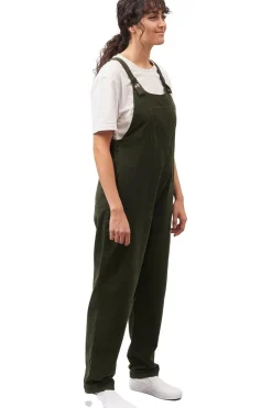 Outlet Passenger Clothing ltd Broek Meadows Cord Dungarees Fir Tree