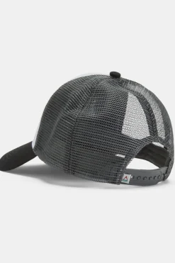 Clearance Passenger Clothing ltd Pet Heritage Mesh Snapback Cap Storm Grey/ Black